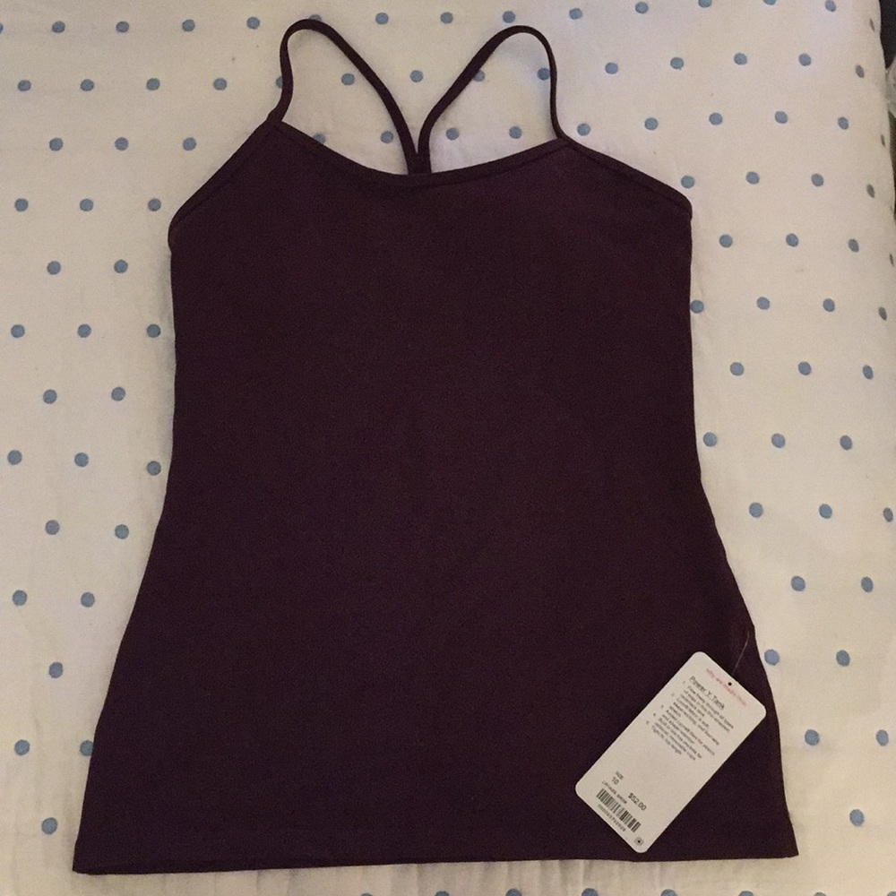 New With Tags Lululemon Power Y Tank